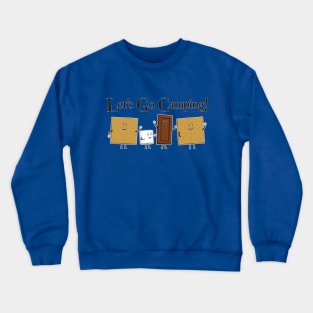 Smores Camping Crewneck Sweatshirt